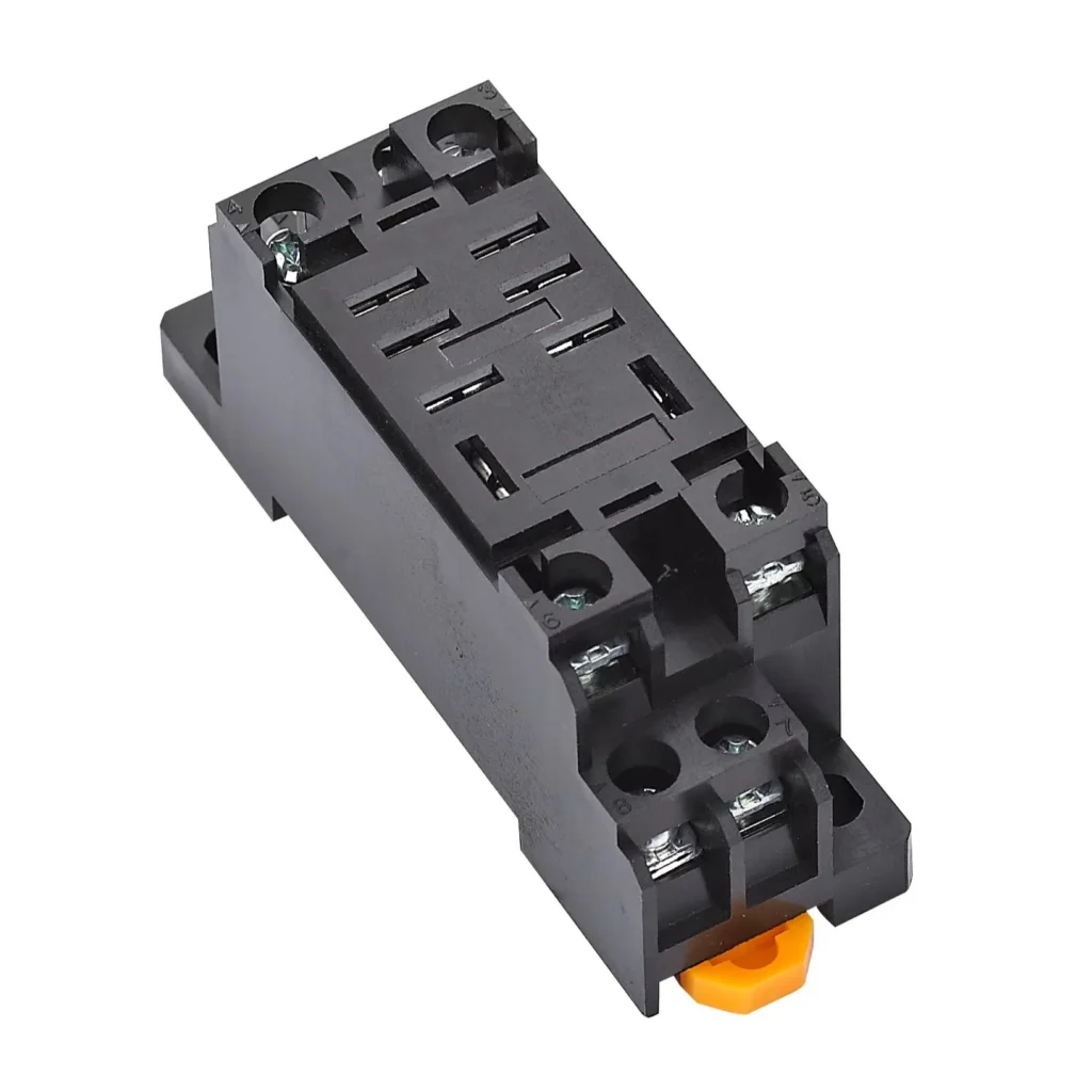 PTF08A-E Relay Base Compact, Durable, Secure Mounting