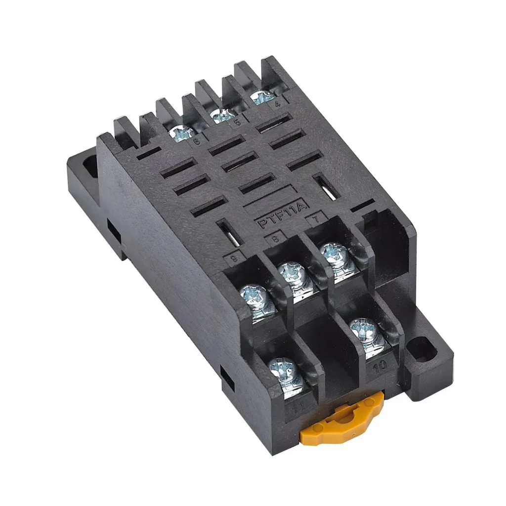 PTF11A Relay Base Durable, Secure, Reliable Mounting