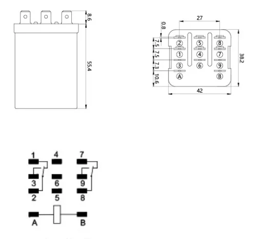 HW 38F 3Z Power Relay 40A