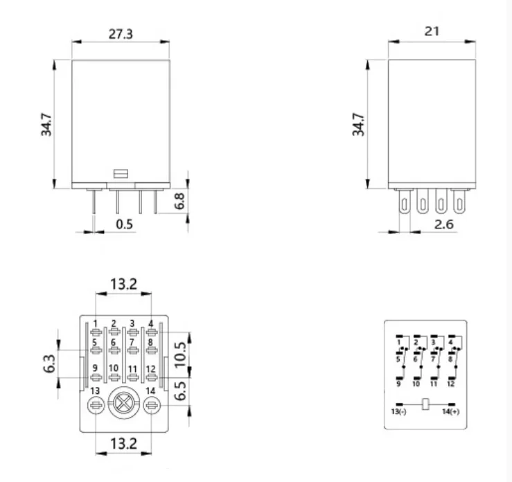 HH54P Intermediate Relay 5A